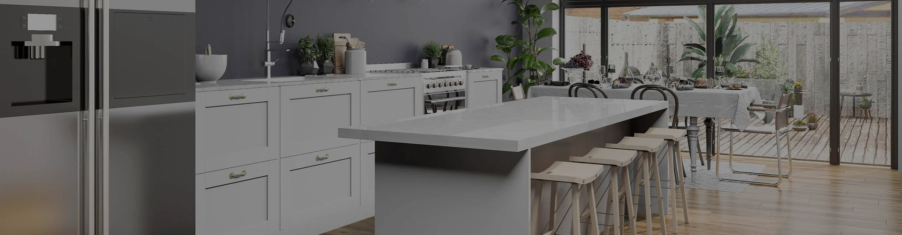 kitchen remodel in white
